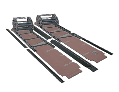 Jeu de tôles et protection pour finisseurs